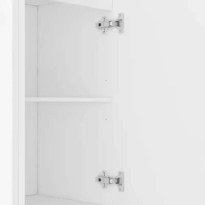 Credenza Moderna con Ante Scanalate e Ripiani Regolabili, Buffet Grande, Madia, Mobile Contenitore, Tavolo Consolle
