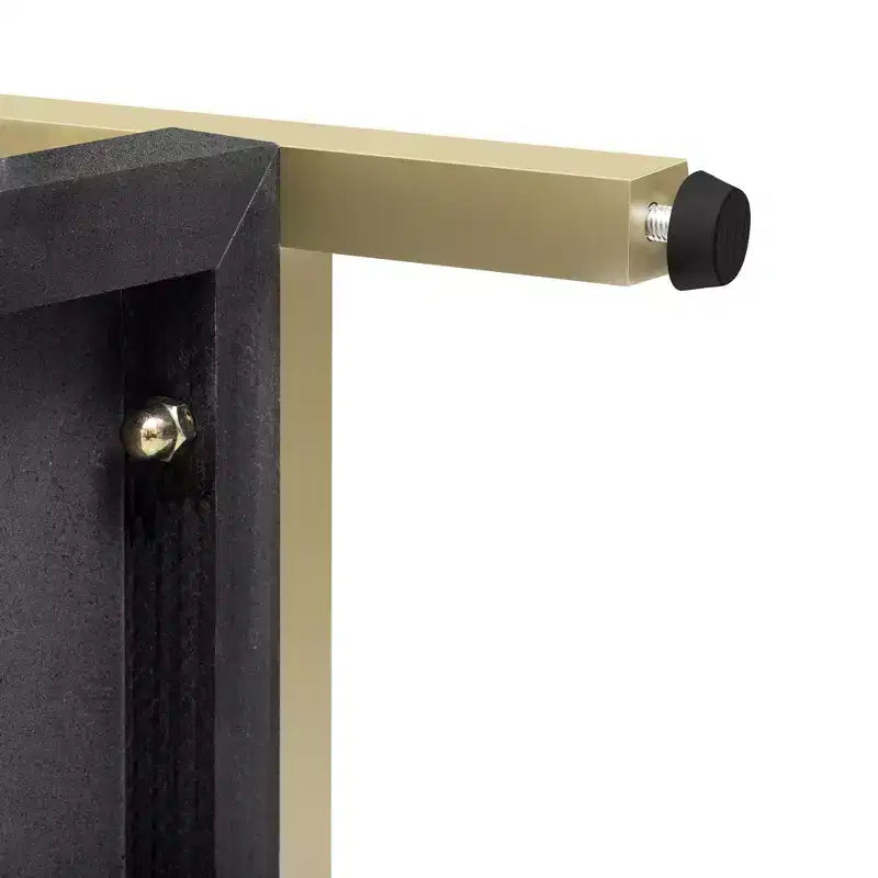 Consolle da 45,5W, Tavolino d'ingresso con due cassetti, Tavolo da corridoio retrò con sorprendente design geometrico