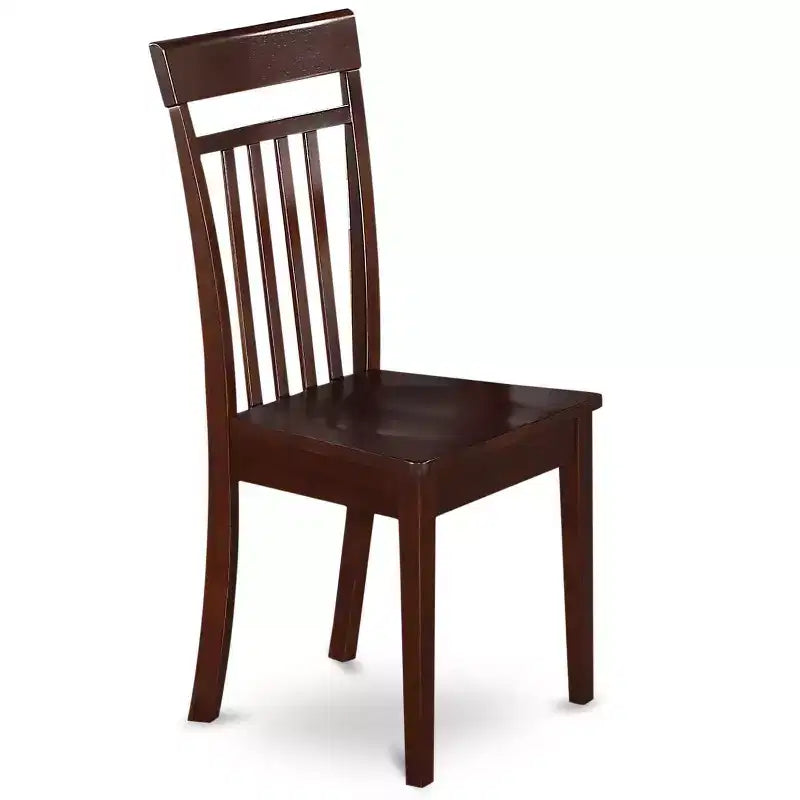 HomeStock Capri Faux Leather Dining Chairs Set of 2 Modern Style