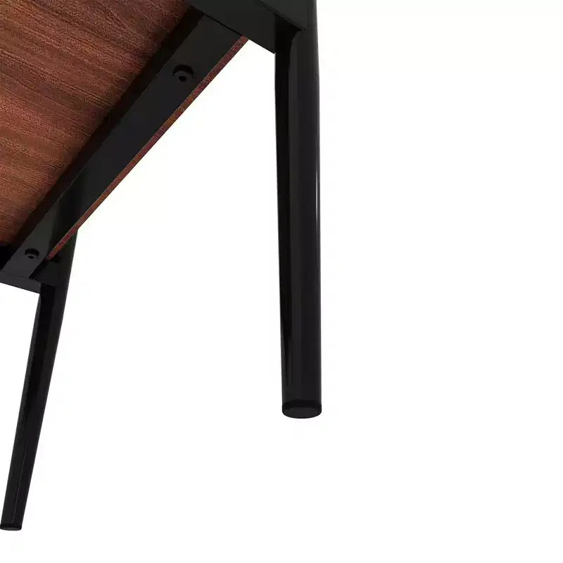 Tavolino Rettangolare con Piano in Vetro Temperato, per Soggiorno, Vetro Grigio
