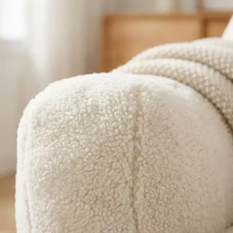 Poltrona a Sacco per Adulti, Comoda Poltrona a Sacco con Braccioli, Poltrona Relax Imbottita in Schiuma ad Alta Densità per Soggiorno, Camera da Letto e Lettura