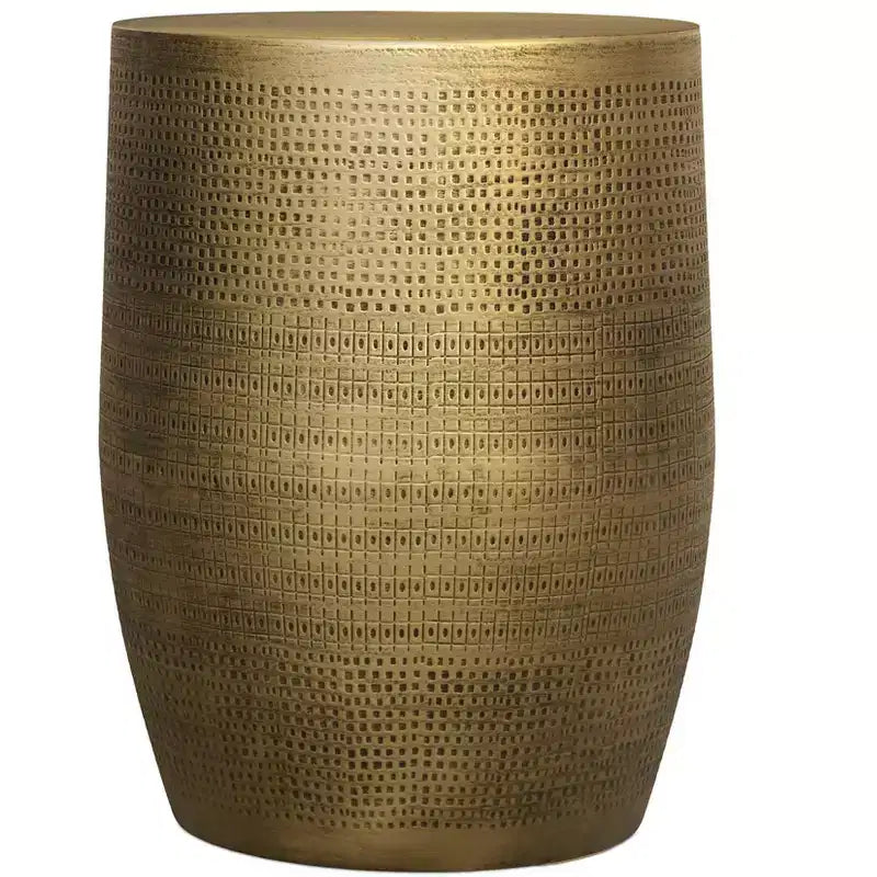 Tavolino d'appoggio in metallo modello morse Boho, larghezza 38 cm, assemblato