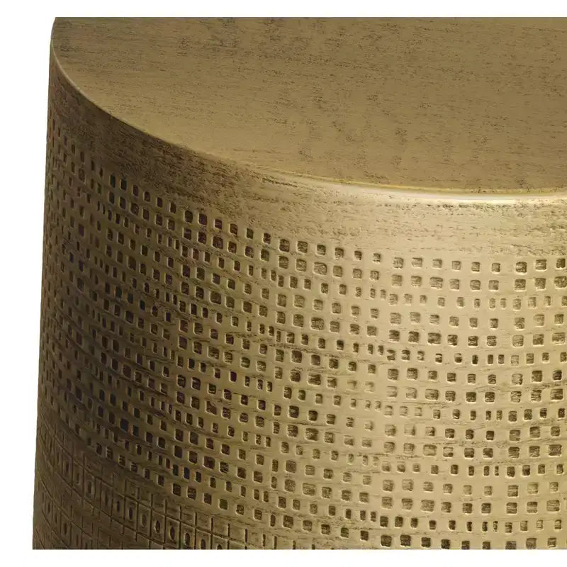 Tavolino d'appoggio in metallo modello morse Boho, larghezza 38 cm, assemblato