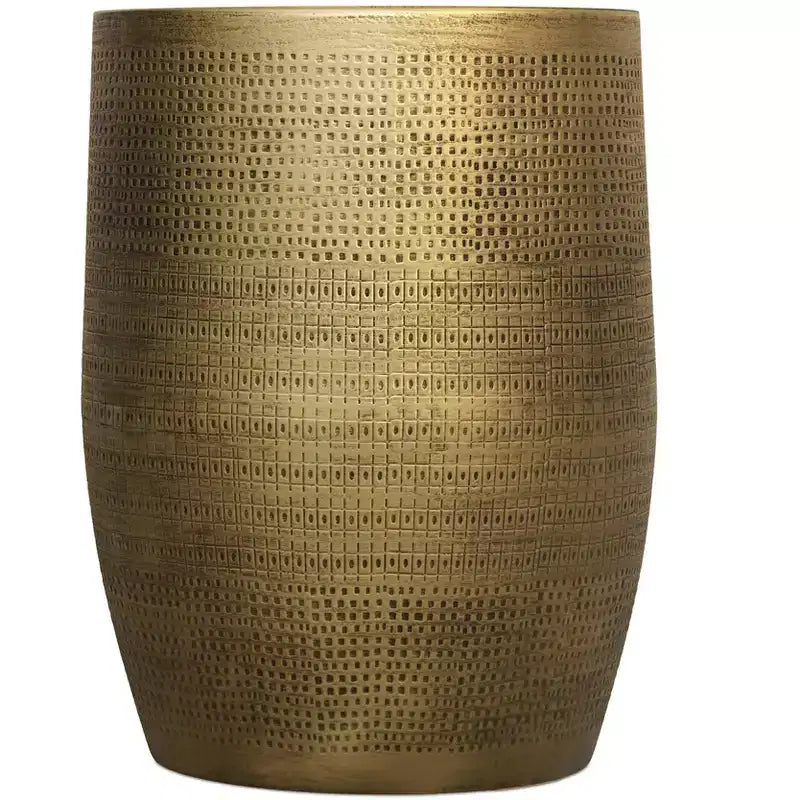 Tavolino d'appoggio in metallo modello morse Boho, larghezza 38 cm, assemblato