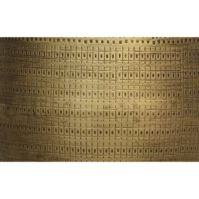 Tavolino d'appoggio in metallo modello morse Boho, larghezza 38 cm, assemblato
