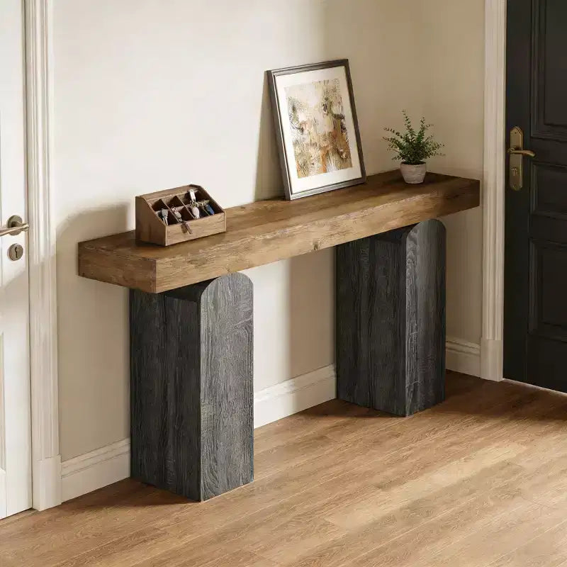 GDFStudio Alice Modern 63 Console Table with Arched Legs