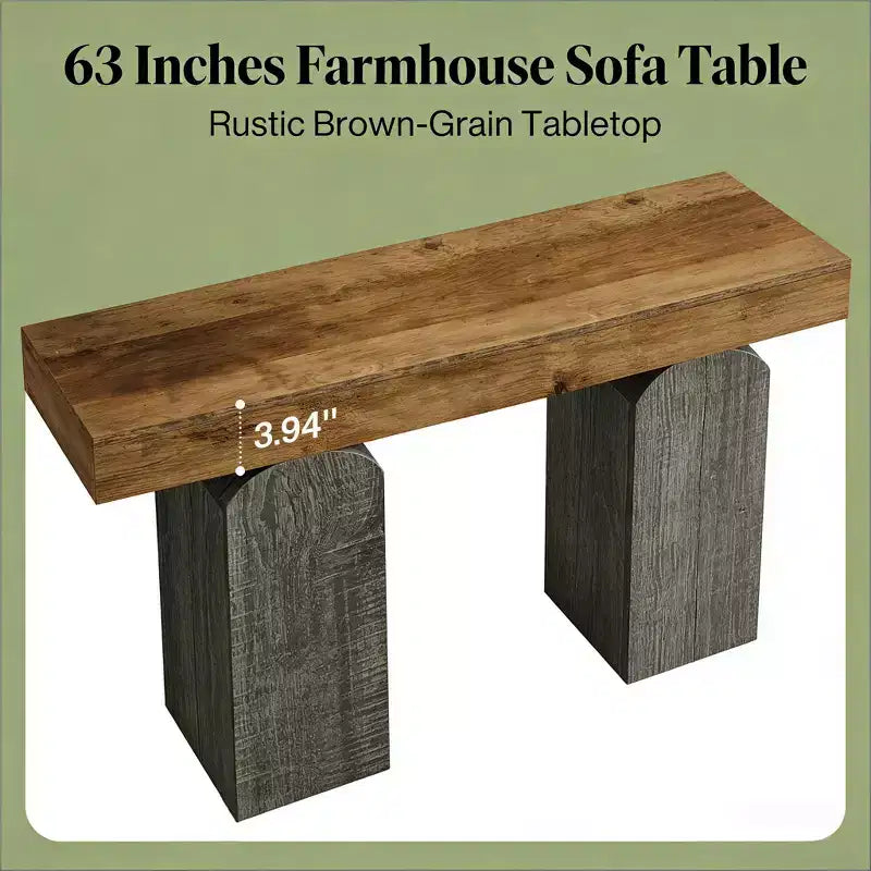 Consolle da 63 pollici con gambe ad arco